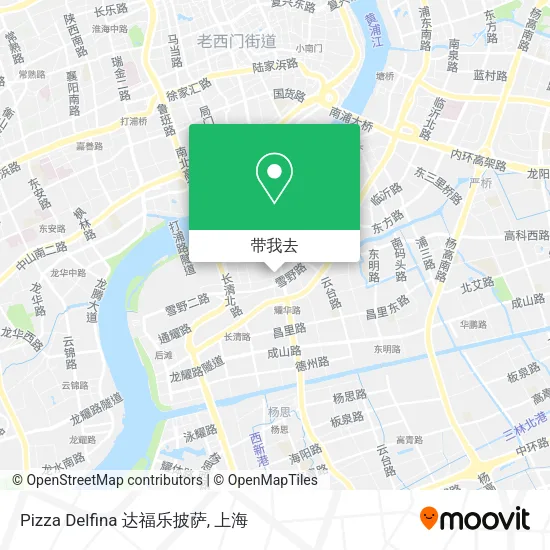 Pizza Delfina 达福乐披萨地图