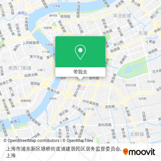 上海市浦东新区塘桥街道浦建居民区居务监督委员会地图