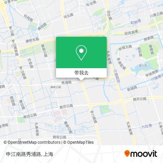 申江南路秀浦路地图