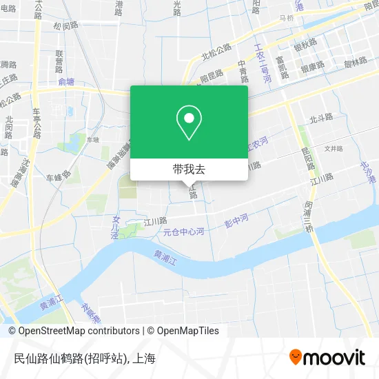 民仙路仙鹤路(招呼站)地图