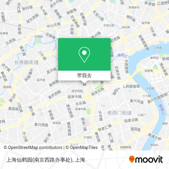 上海仙鹤园(南京西路办事处)地图