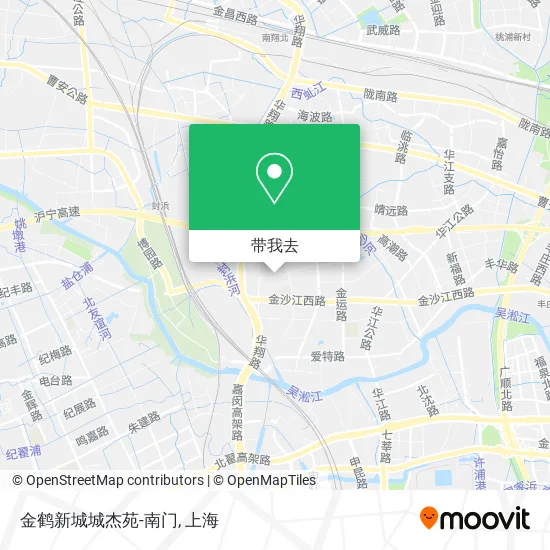 金鹤新城城杰苑-南门地图