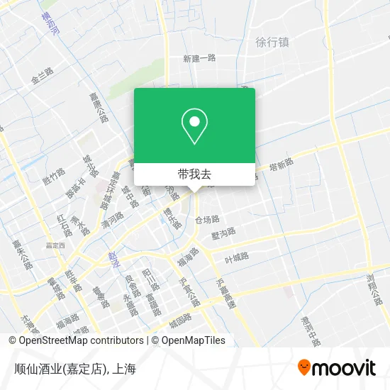顺仙酒业(嘉定店)地图