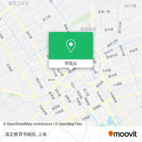 嘉定教育书画院地图