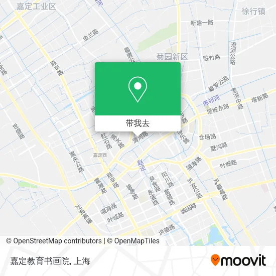 嘉定教育书画院地图