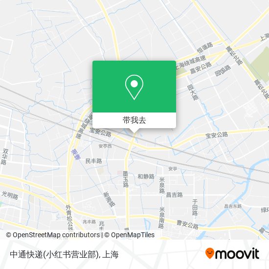 中通快递(小红书营业部)地图