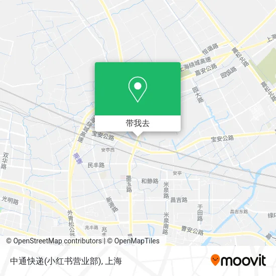 中通快递(小红书营业部)地图
