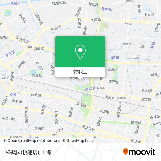 松鹤园(桃浦店)地图
