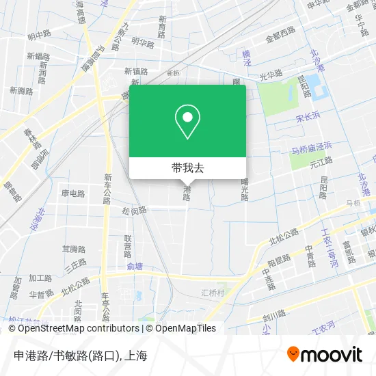 申港路/书敏路(路口)地图