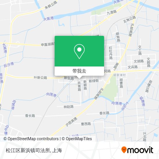 松江区新浜镇司法所地图