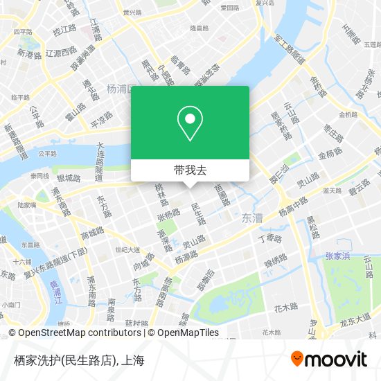 栖家洗护(民生路店)地图