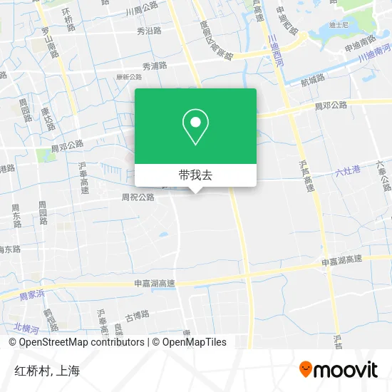 红桥村地图