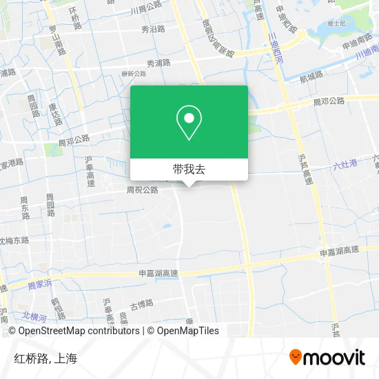 红桥路地图