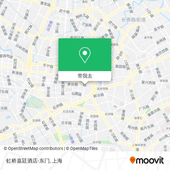 虹桥嘉廷酒店-东门地图