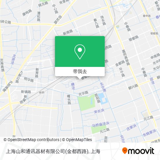 上海山和通讯器材有限公司(金都西路)地图