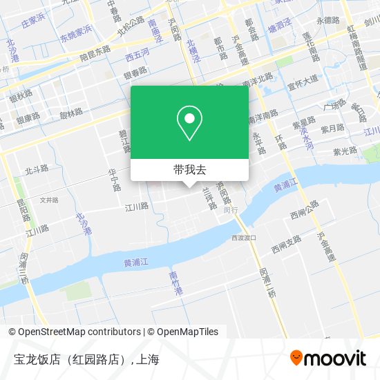 宝龙饭店（红园路店）地图