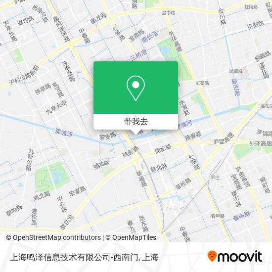 上海鸣泽信息技术有限公司-西南门地图