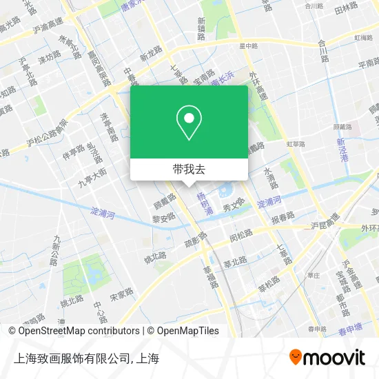 上海致画服饰有限公司地图