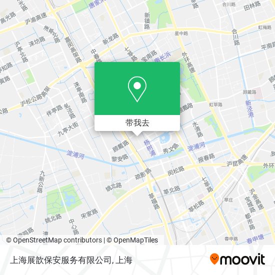 上海展歆保安服务有限公司地图