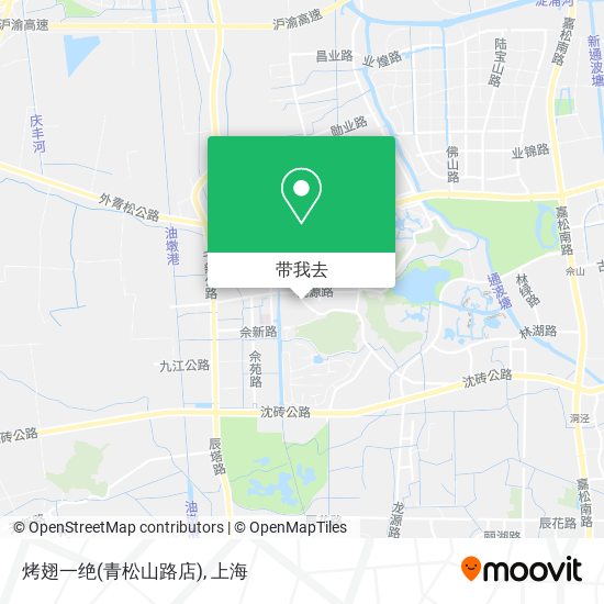 烤翅一绝(青松山路店)地图