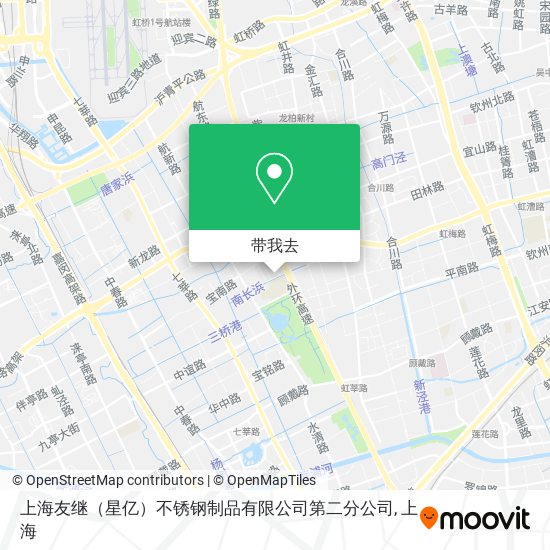 上海友继（星亿）不锈钢制品有限公司第二分公司地图