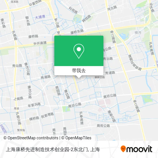 上海康桥先进制造技术创业园-2东北门地图