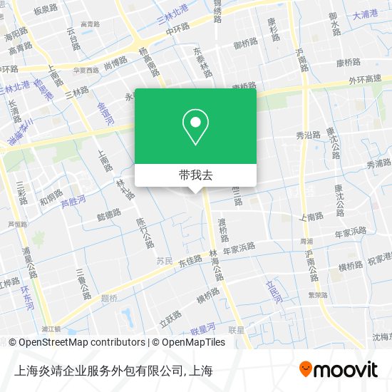 上海炎靖企业服务外包有限公司地图