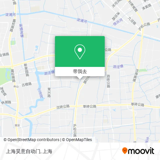 上海昊意自动门地图