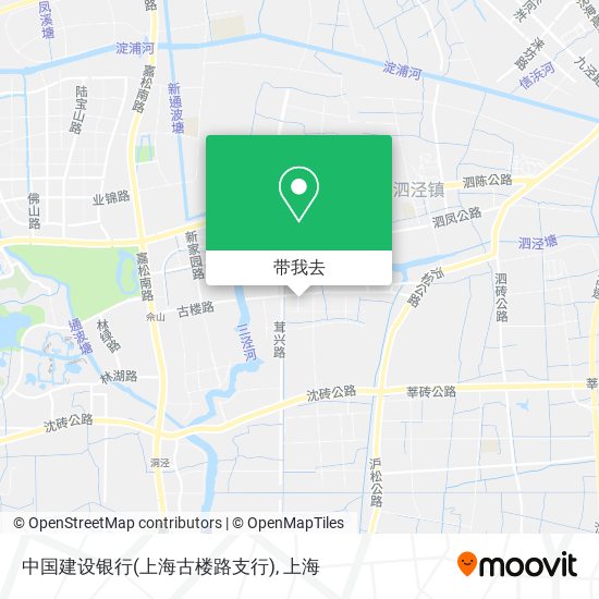 中国建设银行(上海古楼路支行)地图