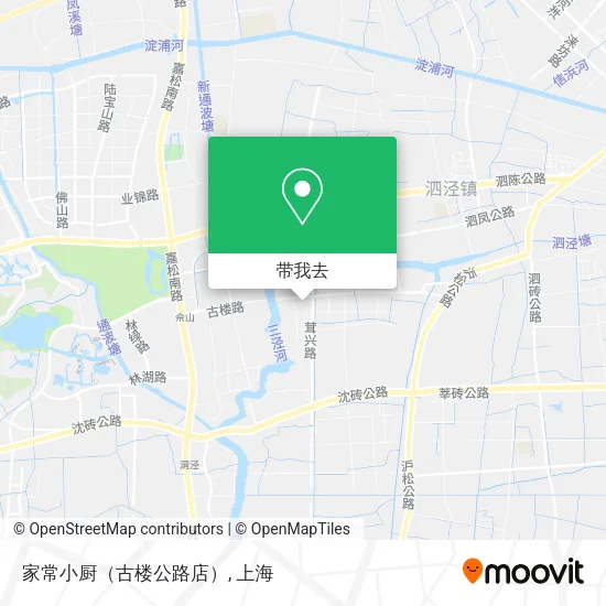 家常小厨（古楼公路店）地图