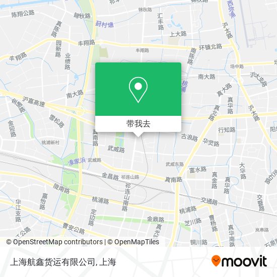 上海航鑫货运有限公司地图