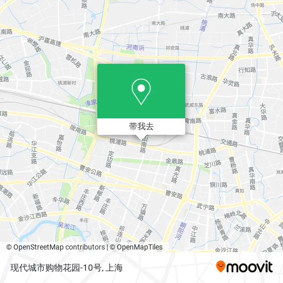 现代城市购物花园-10号地图