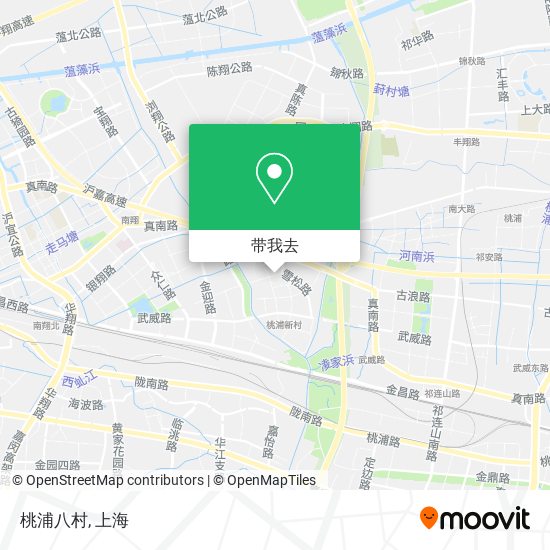 桃浦八村地图