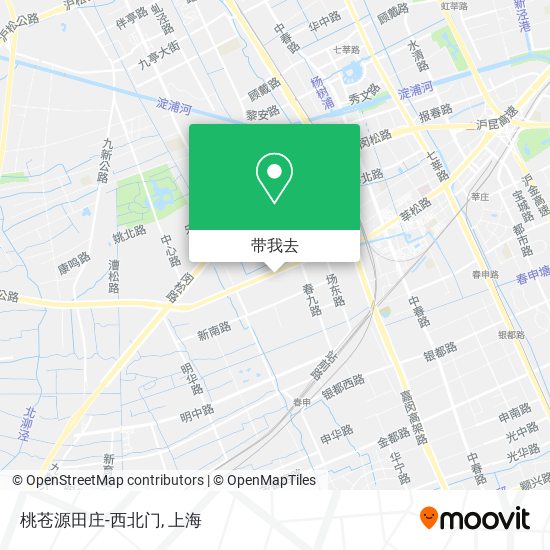 桃苍源田庄-西北门地图