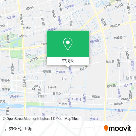 汇秀锦苑地图
