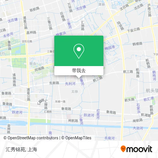 汇秀锦苑地图