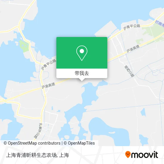 上海青浦昕耕生态农场地图