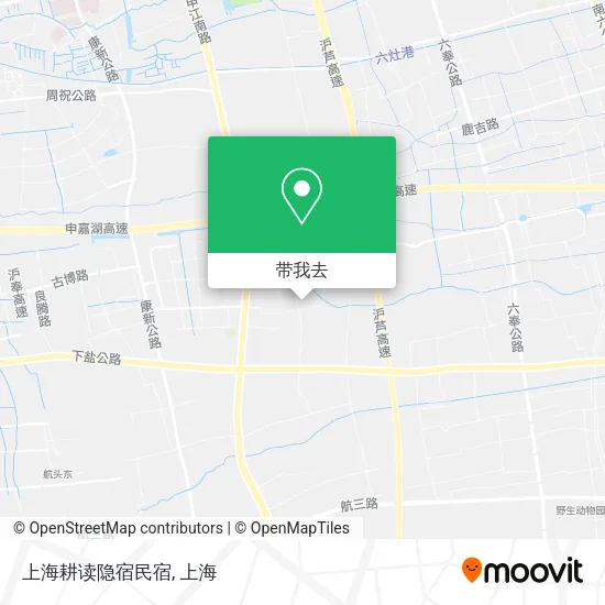 上海耕读隐宿民宿地图