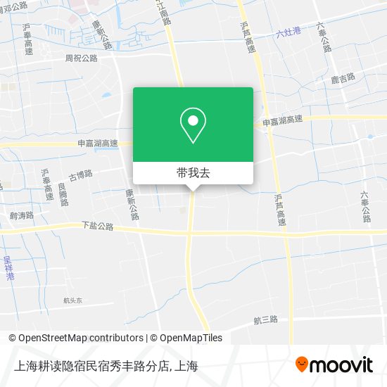 上海耕读隐宿民宿秀丰路分店地图