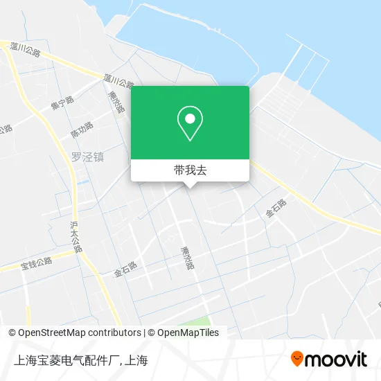 上海宝菱电气配件厂地图