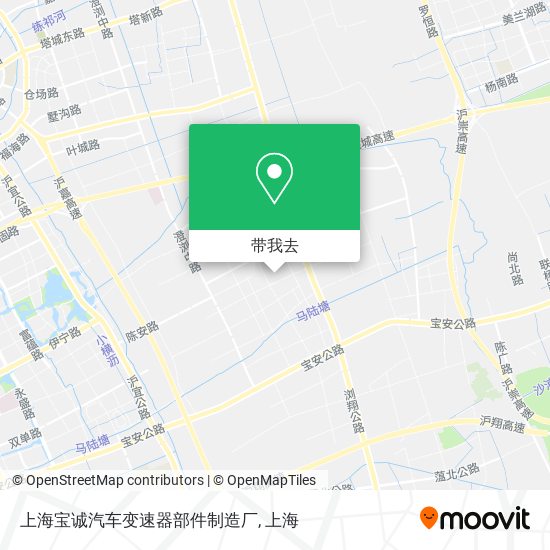 上海宝诚汽车变速器部件制造厂地图