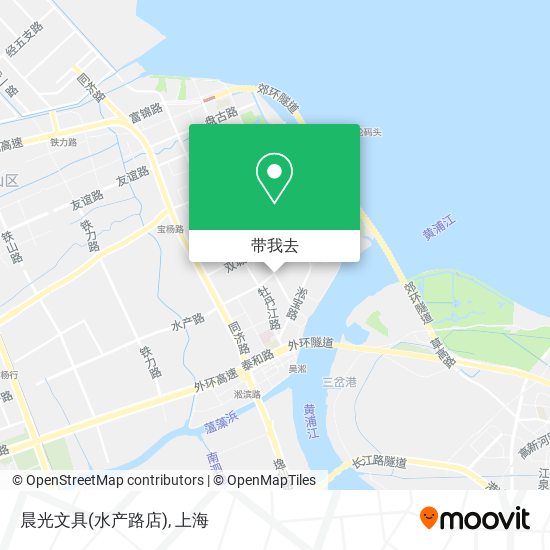 晨光文具(水产路店)地图
