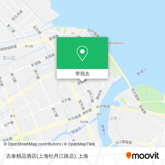 吉泰精品酒店(上海牡丹江路店)地图