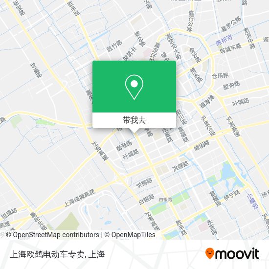 上海欧鸽电动车专卖地图