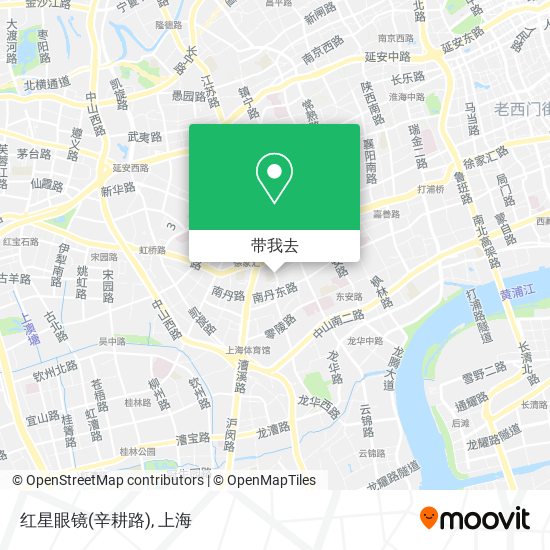 红星眼镜(辛耕路)地图