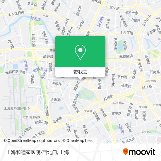 上海和睦家医院-西北门地图