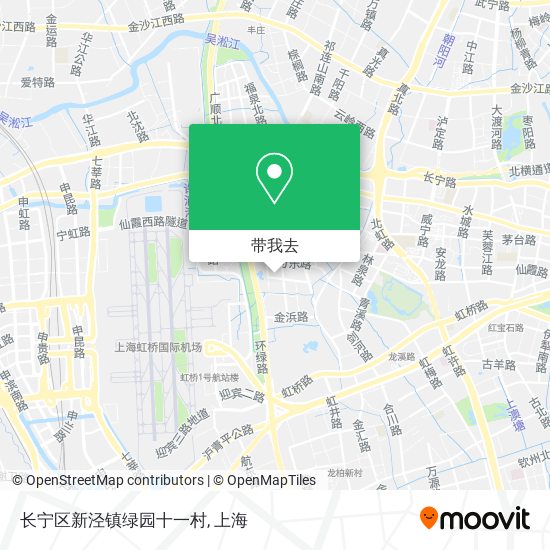 长宁区新泾镇绿园十一村地图