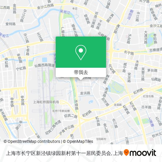 上海市长宁区新泾镇绿园新村第十一居民委员会地图