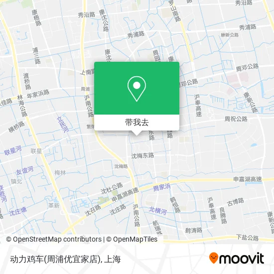 动力鸡车(周浦优宜家店)地图