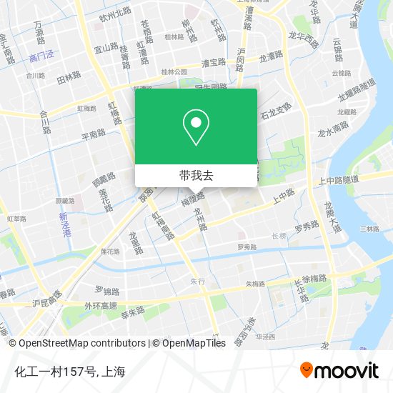 化工一村157号地图